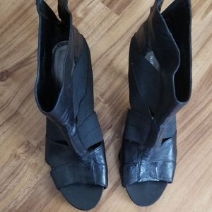 Nine West peep toe booties